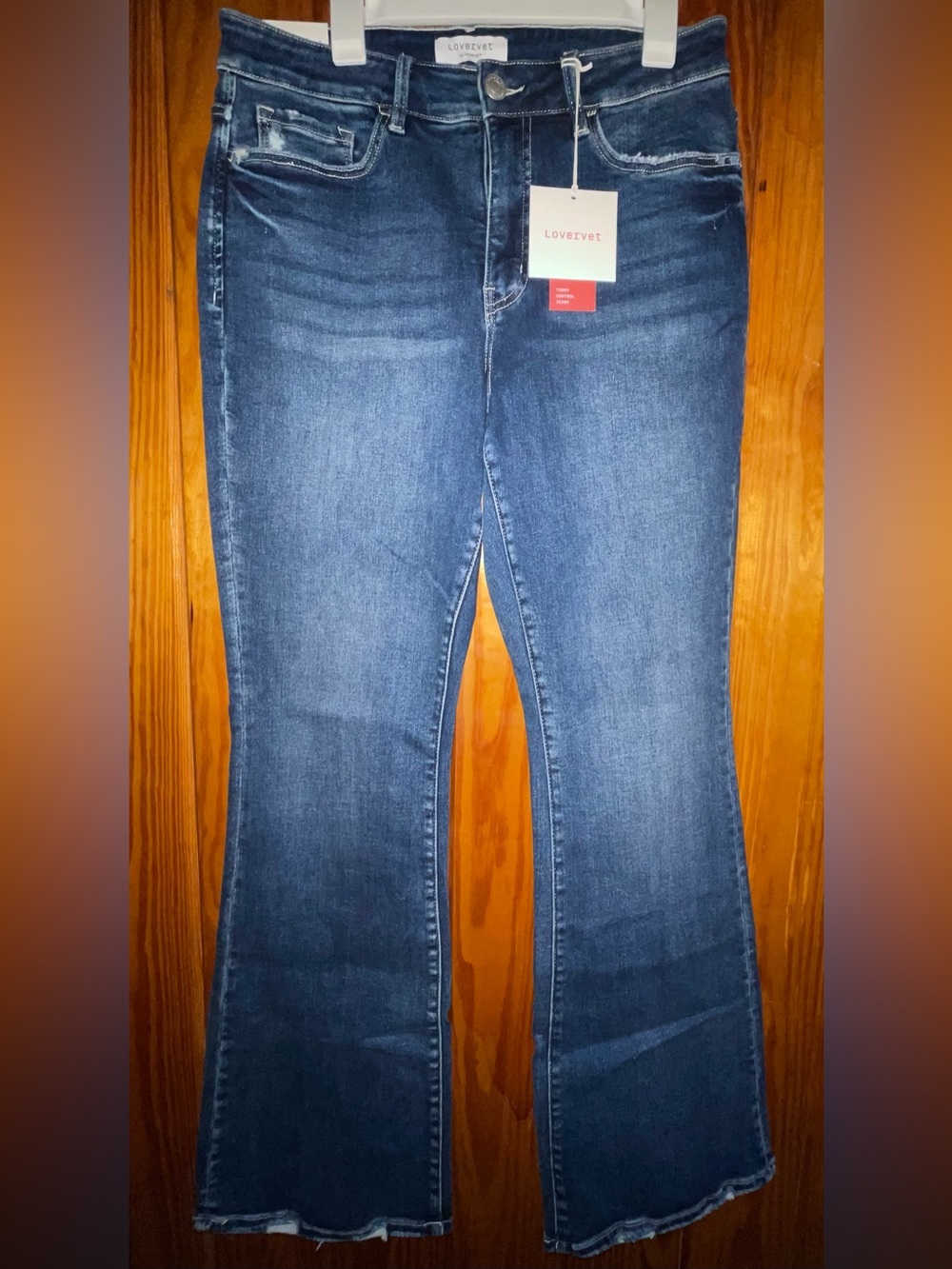 Lovervet by Vervet High Rise Tummy Control Flare Jean size 14W NWT